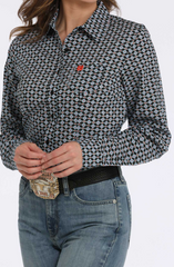 Cinch Button Up L/S Shirt Women's MSW9164248