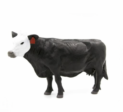 Little Buster Toys Black White Face Cow