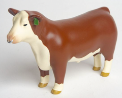 Little Buster Toys Hereford Show Bull w/ Nose Ring