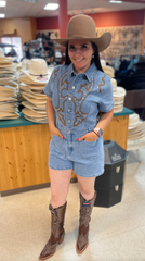 Blue B. Denim Romper Women's 23502R