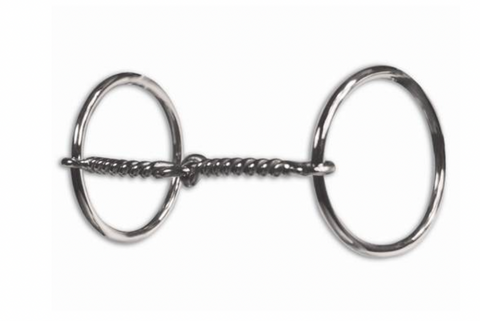 Professional's Choice Brittany Pozzi O-ring Twisted Wire Snaffle BPB-106