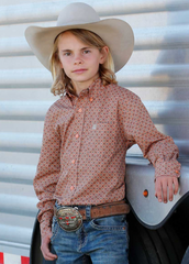 Cinch Button Up L/S Shirt Boy’s MTW7060389