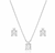 Montana Silversmiths Jewelry Set Clean Cut Shine JS6292