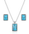 Montana Silversmiths Jewelry Set Rio River Blue JS6312