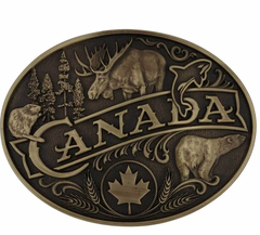 Montana Attitude Buckle Canada Brass 60811CANC