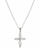 Montana Silversmiths Necklace Silver Twisted Cross NC3883