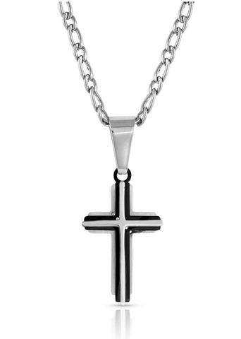 Montana Silversmiths Necklace Strength Of Faith Cross NC3092