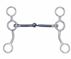Western Rawhide Gag Bit with Sweet Iron Snaffle Mouth 255254