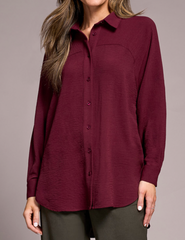 Tribal Jeans L/S Flowy Button-Up Shirt