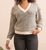 Tribal Jeans V-Neck Knit Top Women's 59850-5081-0026