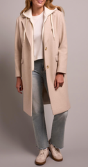 Tribal Jeans Sweater Trench Coat Women's 59420-5369-0052
