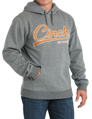 Cinch Grey Hoodie W/ Gold Logo Men's MWK1206032