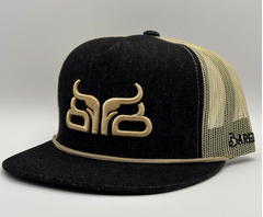 Baredown Savanna Denim Flat Cap