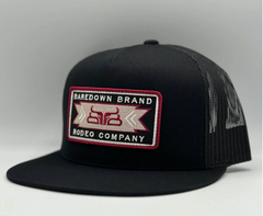Baredown Dojo Black Flat Brim Cap