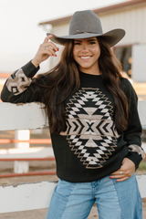 Sterling Kreek Night Aztec Sweater Women's