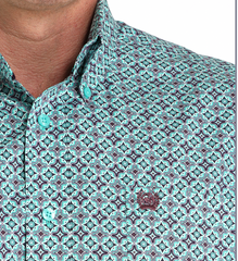 Cinch Men's Classic fit L/S print shirt MTW1105971 TUR