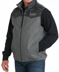 Cinch Men's Wooly Vest Grey MWV1543015