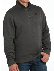 Cinch Men's 1/4 Zip Charcoal pullover MWK1080020