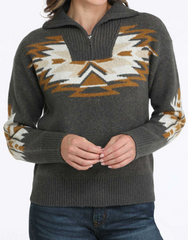 Cinch Wool Sweater Womens MAK9916001