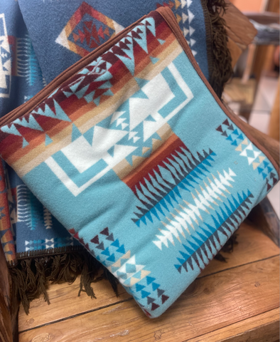 Pendleton Chief Joseph Jacquard Robe Aqua