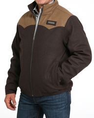 Cinch Poly Wool W/ Western Yokes Jacket Men's MWJ1590005