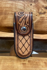 M&F Tooled Knife Sheath D840332