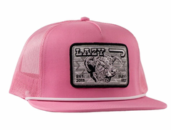 Lazy J Cowpoke Pink Roper Cap