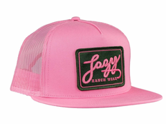 Lazy J Pink Breakaway Patch Cap