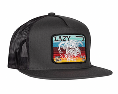 Lazy J Charcoal/Multi Tucker Cap