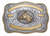 Crumrine Horse Head Square Silver/Gold Buckle 3807207