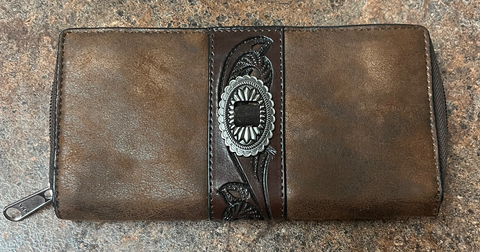 Angel Ranch Leather Wallet Women's D330010202