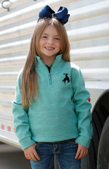 Cruel Girl Wool Quarter Zip Sweater Girls CWK8013001