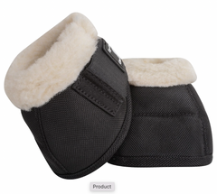 Classic Equine DyNo Turn Bell Boots Fleece CDNFBK