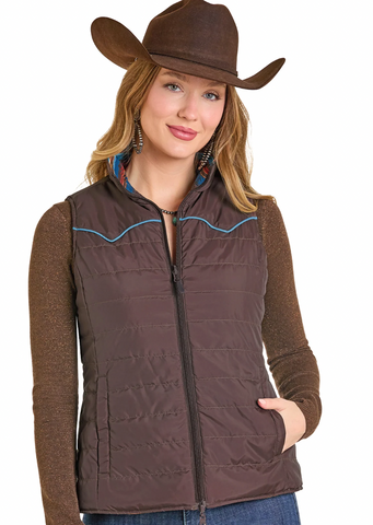 Panhandle Slim Women's Reversible vest DW98C06850