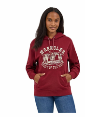 Wrangler Retro Hoodie Cabernet Women’s 112368909