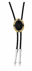 Montana Silversmiths Onyx Sky Bolo Tie BT6141BK