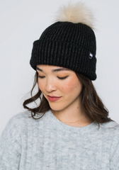 Orb Life Snowflake Lined Beanie Toque & Mitten