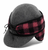 Crown Cap Charcoal/Rose Plaid 1-17010