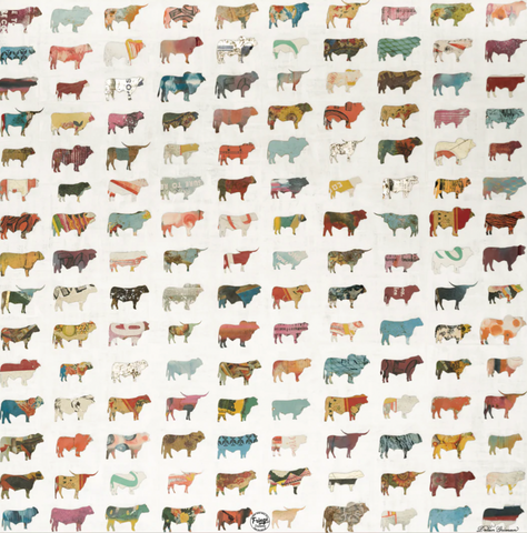 Fringe Scarves Big Pasture 100% Silk Wild Rag