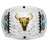 Montana Silversmiths Buckle Southwest Scroll Buffalo Skull 56100-1015