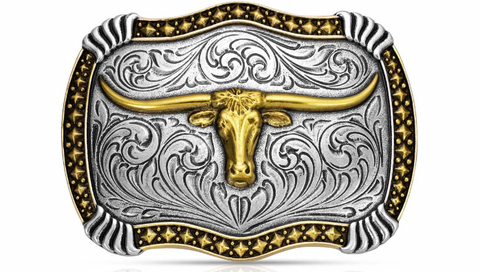 Montana Attitude Buckle Longhorn Legacy A1072P