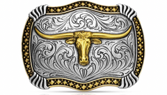 Montana Attitude Buckle Longhorn Legacy A1072P