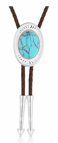 Montana Silversmiths Bolo Tie The Outlaw TQ BT6146TQ