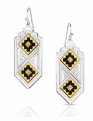 Montana Silversmiths Earrings Aztec Dangle AMER6177