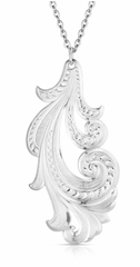 Montana SilversmithSilver Filigree Drop Necklace NC6165