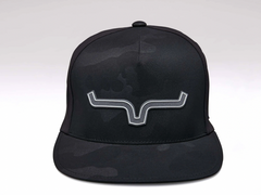 Kimes Hard Pressed Black Camo Cap