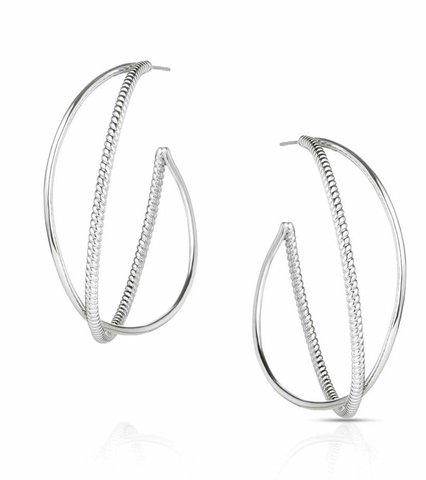 Montana Silversmiths Earrings Rope and Radiance  ER6329
