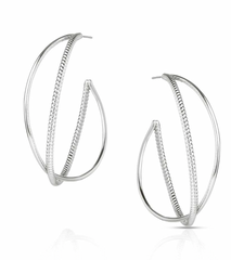Montana Silversmiths Earrings Rope and Radiance  ER6329