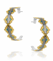 Montana Silversmiths Earrings Aztec  ER6154