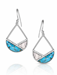 Montana Silversmiths Earrings Canyon Drop ER6314